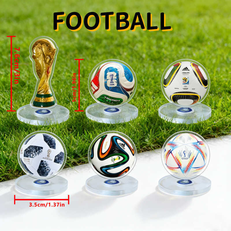 2026 New World Cup Football Rotating Stand Souvenir Gift For USA Canada Mexico Brazil Temu T260306 outdoor Free Shipping