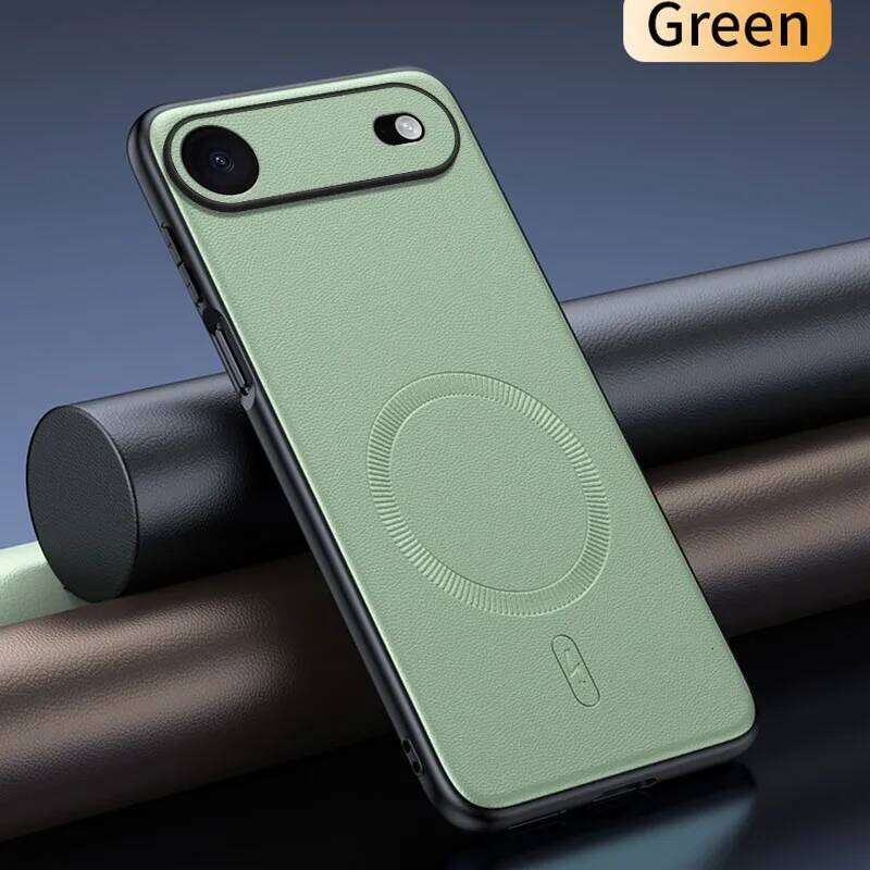 Case Magnetic Leather Shield Cover For Iphone 17 Air Anti-Fingerprint Non-Slip PC+TPU H260305-image-1096434128