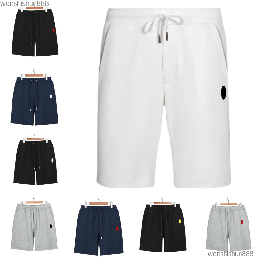 Luxury Mens Designer Pony Embroidery Short Loose Fit High Quality Cotton Polos Shorts Casual Fashion Small Horse Solid Color Sport Mid Waist Pant Su
