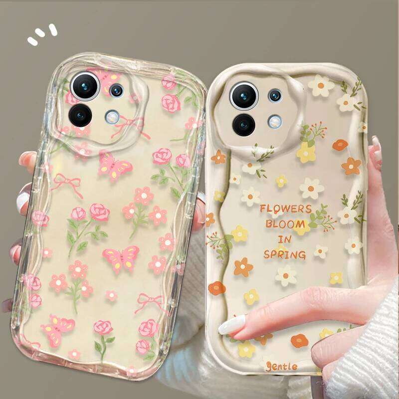 Cartoon Colorful Flowers Case for POCO X7 X6 X5 X3 NFC F7 Ultra F6 F5 F4 F3 GT C65 C75 M3 M4 M5S M6 M7 Pro 4G 5G H260305-image-1096507350