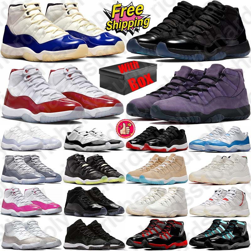 Livraison gratuite avec boîte Basketball 11 Chaussures Designer 11s baskets Gamma Blue entraîneurs occasionnels pour hommes femmes sneaker format