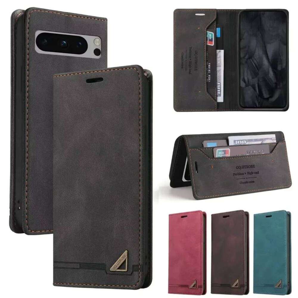 Anti theft Brush Flip Leather Case for Google Pixel 10 9 XL 9A 8 7 6 Pro 8A 7A 5G Stand Card Solt Wallet Phone Etui Cover H260305-image-1096534716