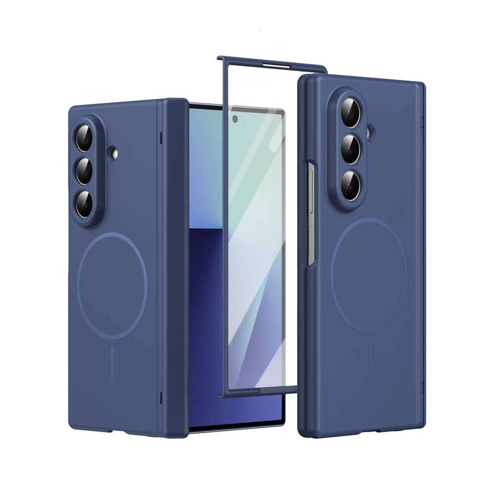 Shockproof Hinge Protective Magnetic Phone Case Galaxy Z Fold 7 6 5 4 3 5G for Fold7 Fold6 Frosted Cover H260305-image-1096459381