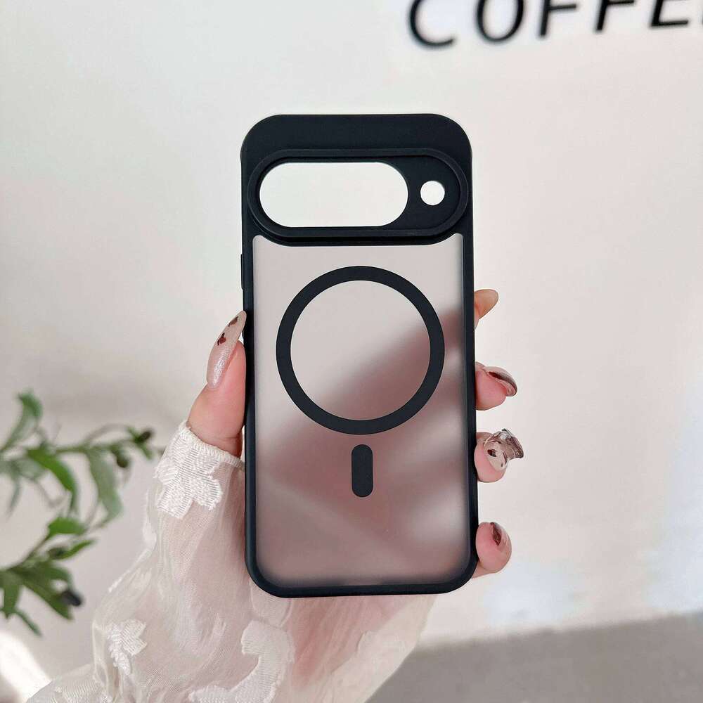 Translucent Magnetic Phone Case for Google Pixel 10 9 XL 8 7 6 Pro 9A 8A 7A 6A Wireless Charge Shockproof Cover H260305-image-1096438599