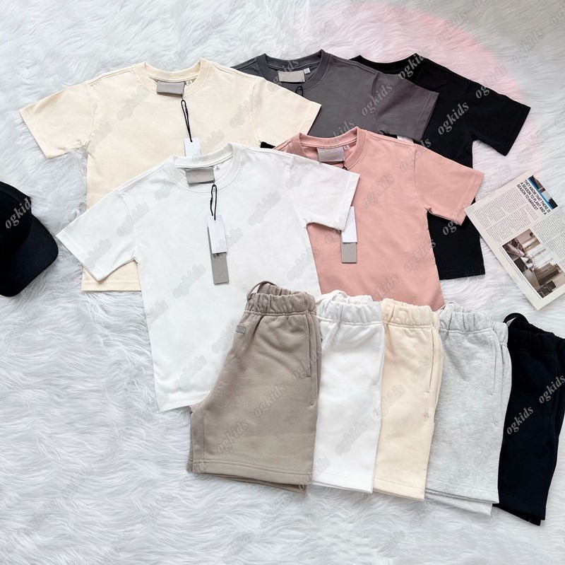 Designer Baby Kids Clothing Sets Boys Girls Clothes Summer Luxury Tshirts And Shorts Tracksuit Children youth Outfits Short Sleeve Shirt-image-817847202