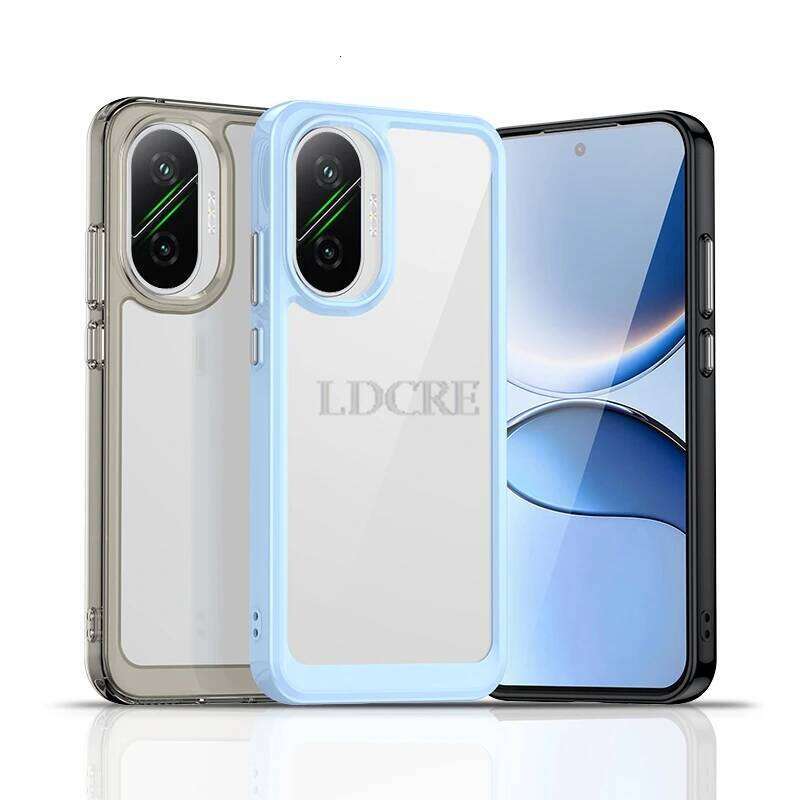 Case Cover TPU Border Acrylic Backplane Protective Phone Cases For Poco F7 5G Funda H260305-image-1096428542
