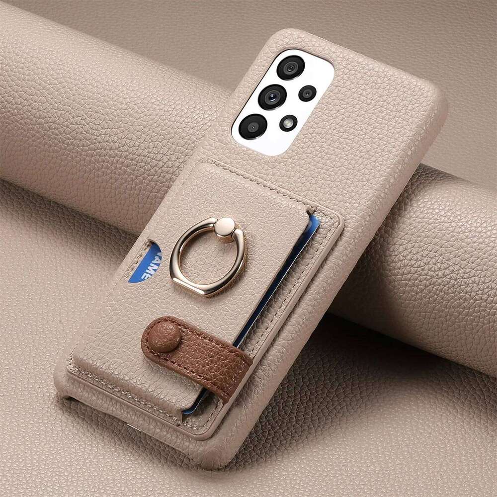 Leather Phone Case for S25 Edge S23 S21 FE S24 Ultra S22 Plus A17 A07 A06 A56 A16 A25 A36 A55 Cards Solt Wallet Cover H260305-image-1096465904