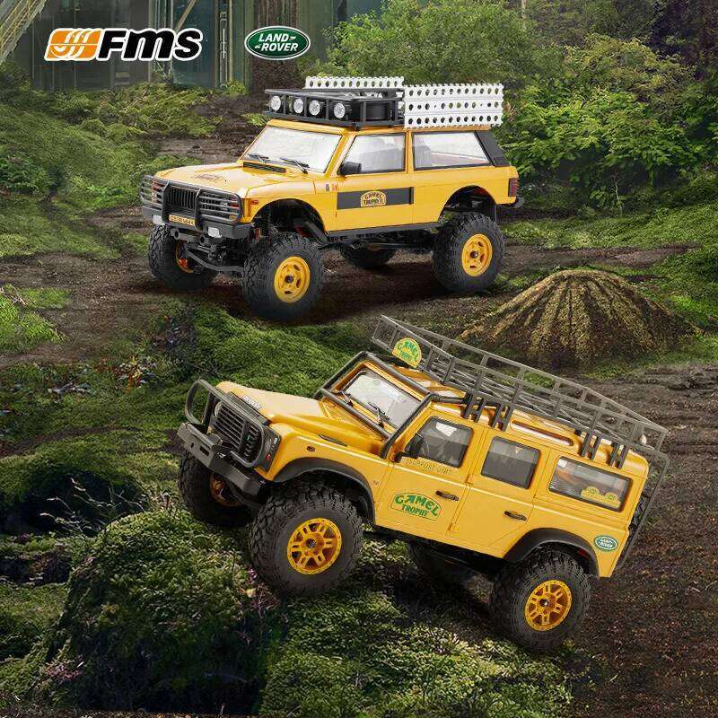 FMS new FCX24M 1/24 RC Land Rover series four-wheel drive electric remote control climbing off-road vehicle adult boy toy C260306-image-1096576279