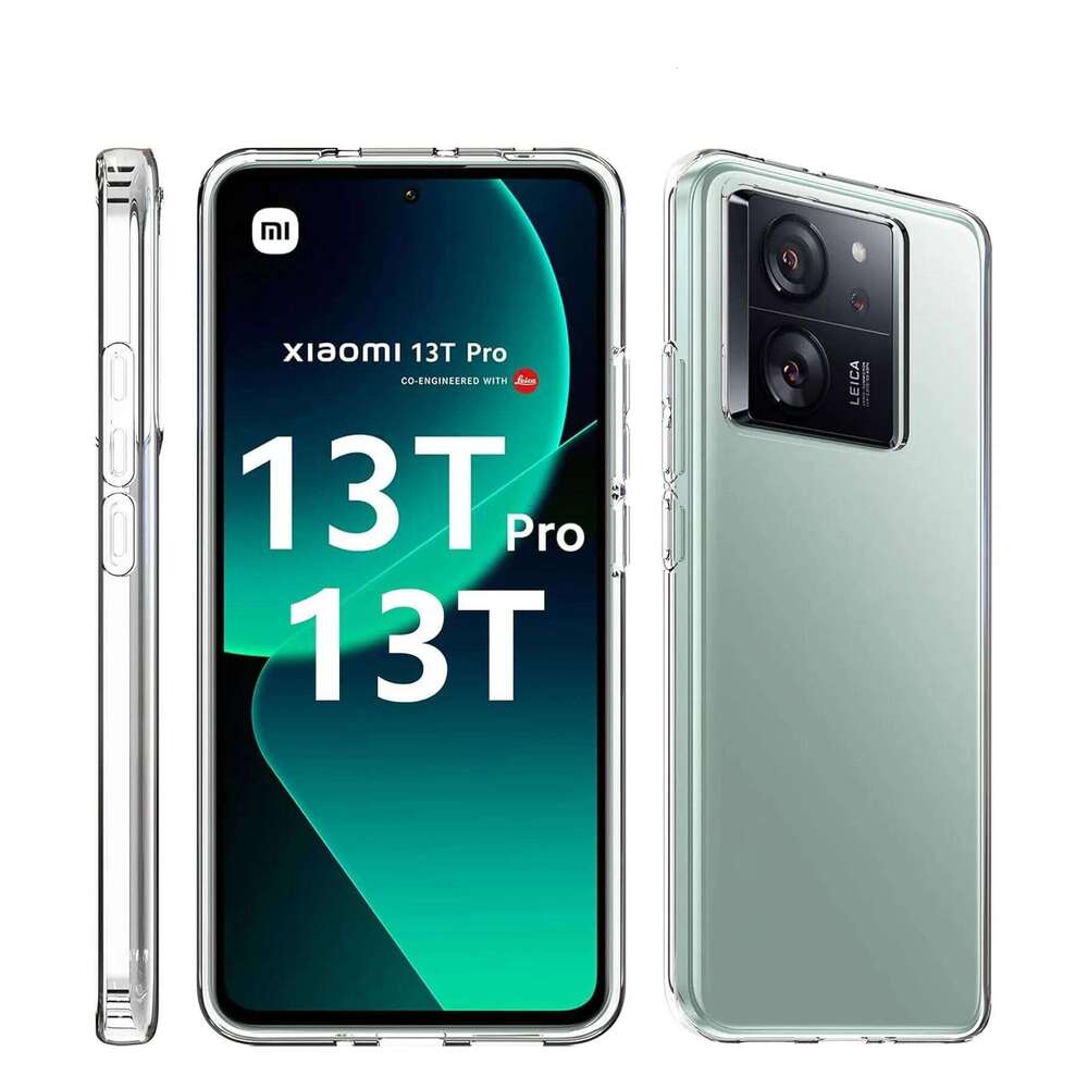 Ultra Thin Silicone Clear Soft Case For Mi 14 13 T 13T Pro Transparent Back Cover Phone Shell Shockproof TPU Bumper Funda H260305-image-1096561640