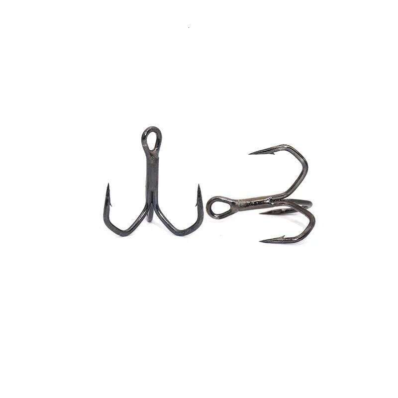 High Quality 5pcs/box New Design 4xStrengthen Steel Alloy Sharp Lure Treble 6-14#Fishing Tackle Hook Fishing Box Y260304-image-1096546214