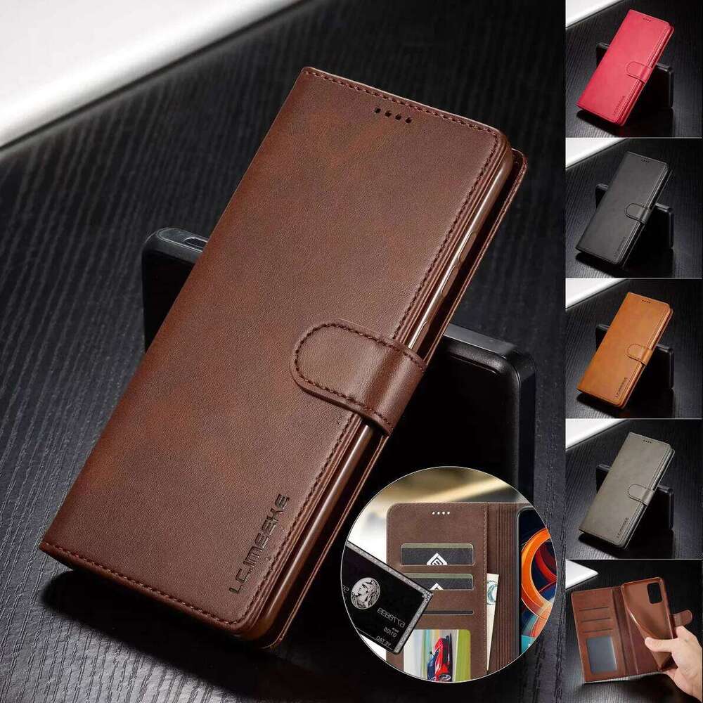 Flip Leather Case For A3 A2 A4 14C 13C 12 11A Note 14 13 Plus Card Slots Wallet Cover for Mi Poco M6 X6 Pro C65 H260305-image-1096579493