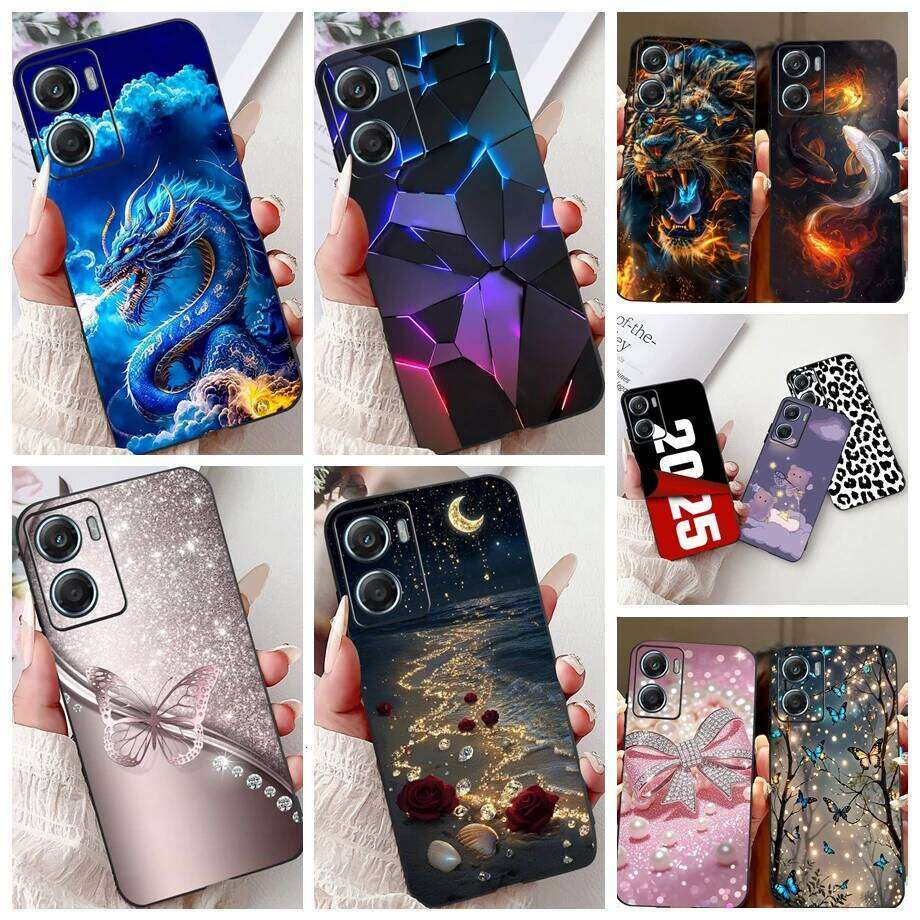 For Moto / G06 Phone Case Koifish Butterfly Skull Printed Back Bumper Soft Funda Silicone G06 Power H260305-image-1096536319