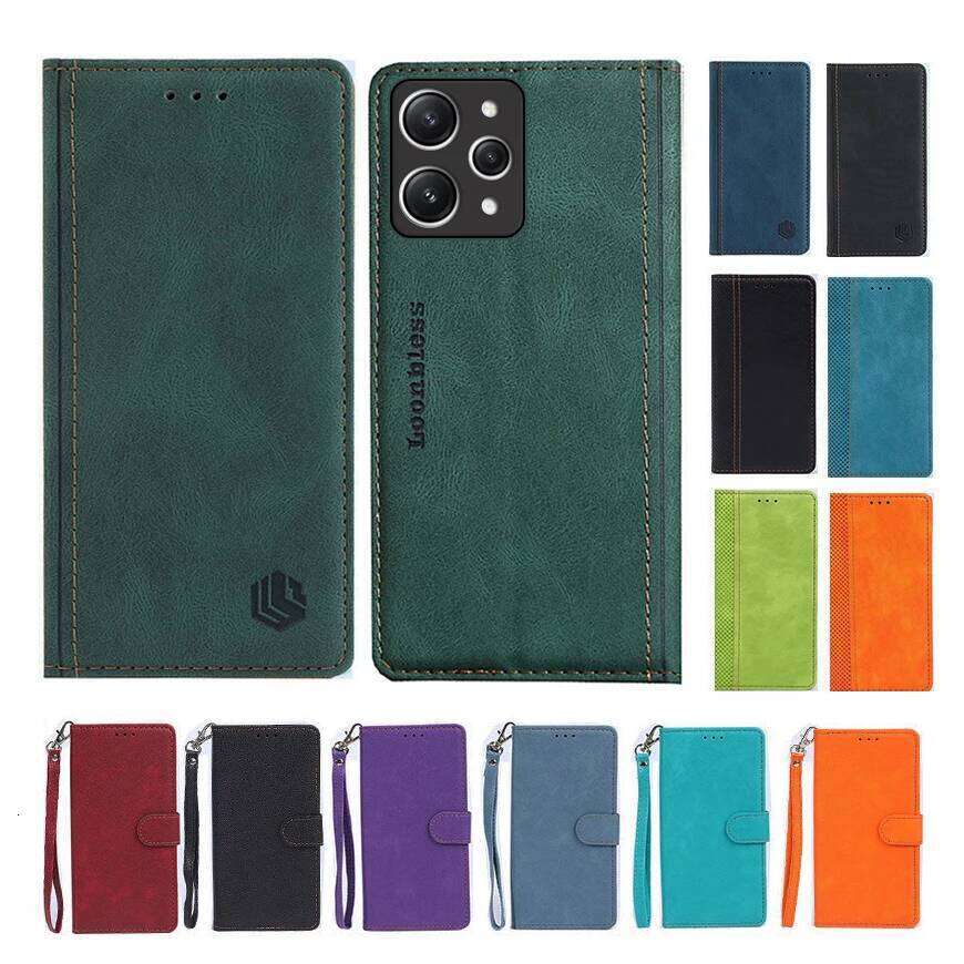 Wallet Flip For Phone Case Etui 4G Cover global version 12 5G 12 Book Holster H260305-image-1096557697