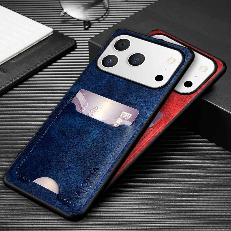 Case For 17 Pro Max coque Card Holder Wallet Back PU Leather phone cover funda for IPhone Air case capa H260305-image-1096549762