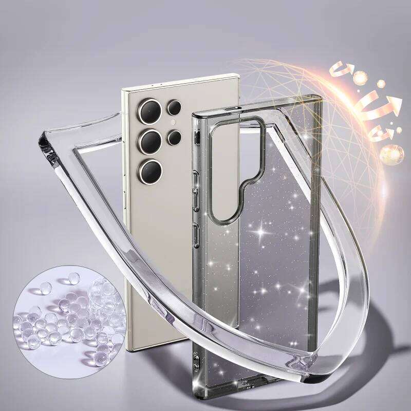 Suitable For Galaxy S25 phone case 25 S24FE S23 Ultra Plus Starry Sky Transparent Glitter Cases H260305-image-1096554507