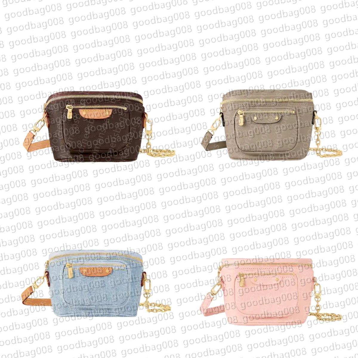 24 couleurs Sacs de taille MINI Bumbag Designer Bumbag Sac à main Choix polyvalent Sac à main Hobo Satchel Soirée Fourre-tout Cross Body Chain Sa