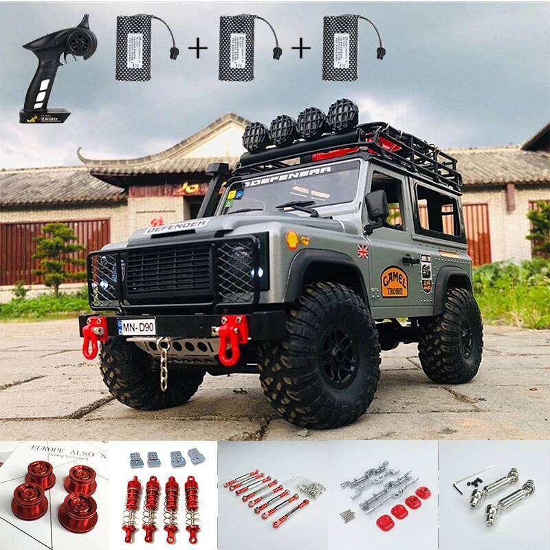 1:12 Scale 2.4G 4WD Model RTR Version WPL RC and MN99S Car Refitparts D90 Defender Pickup Remote Control Truck Toys C260306-image-1096586877