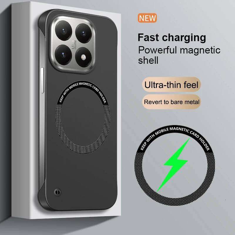 Frameless Slim Hard Back Cover Magnetic Case For 15T Pro 15TPro 5G Phone Cases H260305-image-1096546609