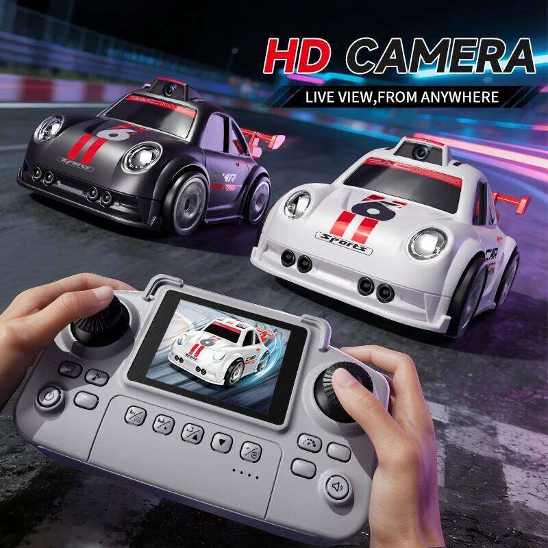 2026 New C6 RC Drift with Dual Mode Lights Sound Camera Screen Control Car Smart Induction Following Children's Toys Gift C260306-image-1096616377