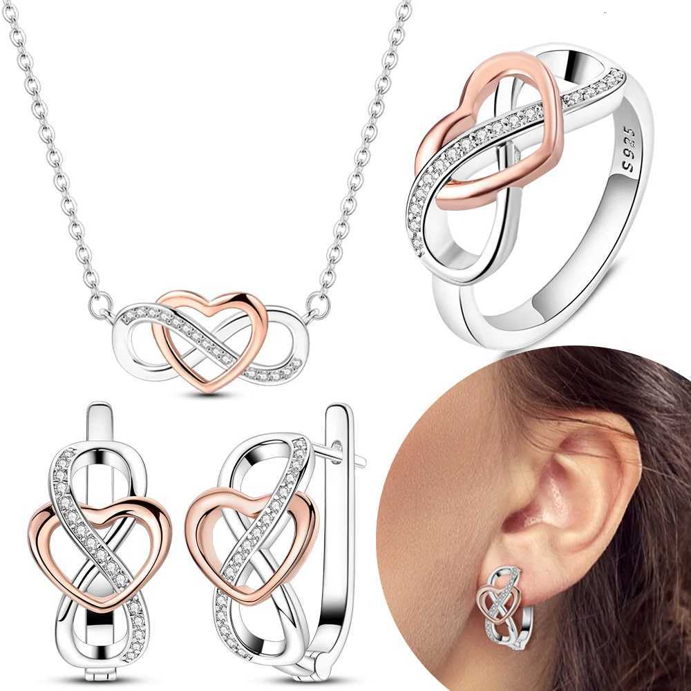 925 Sterling Silver Sparkling Halo Blue Square Zircon Jewelry Set Earring Necklace Ring for Women Valentines Day Gift H260307-image-1096655024