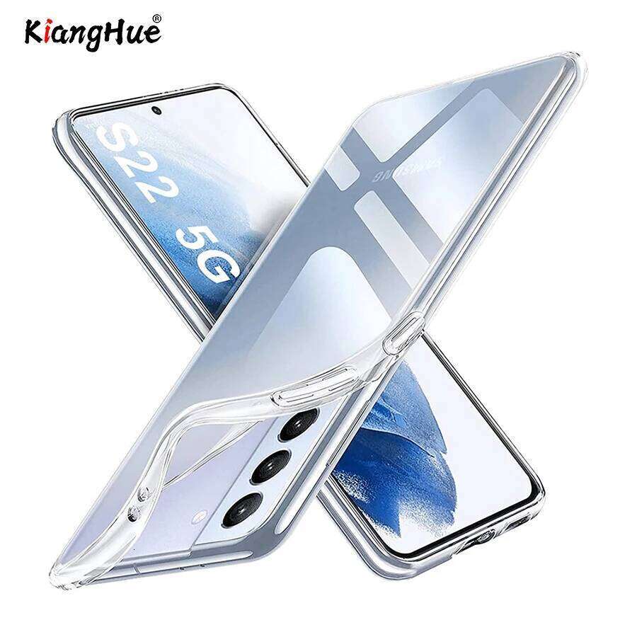 Thin Silicone Soft TPU Case For Galaxy S20 S21 FE S22 S23 Ultra Note 20 10 S10E S9 Plus Transparent Shell Bumper H260305-image-1096559755