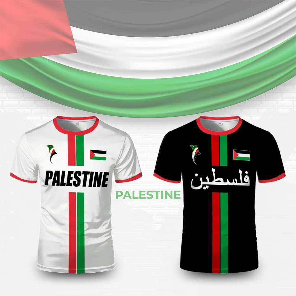 New Palestine Football T-shirts Summer Breathable Quick-drying Mens And Women Palestinian Jersey Gaza s Ts Gifts Purchase L260526