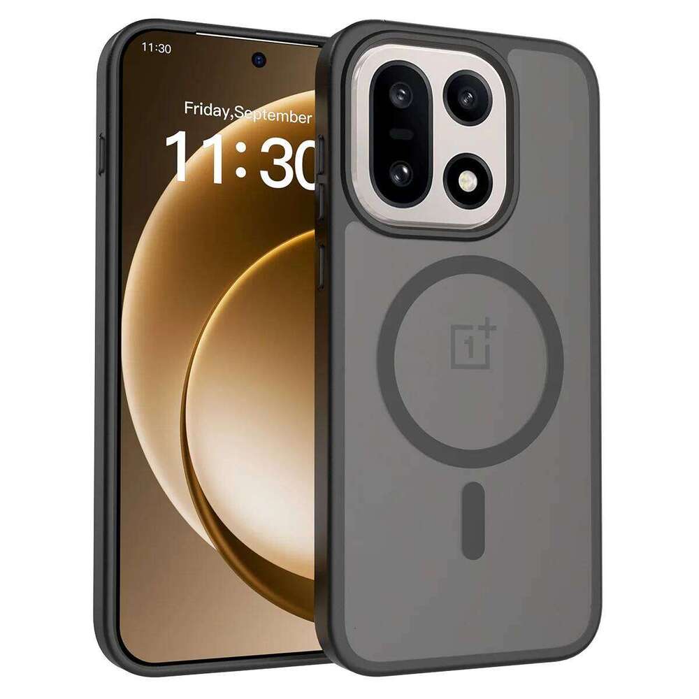 Ultra-Thin Wireless Charging Case OnePlus 15 5G - TPU/PC Silky Smooth Touch Shockproof Cover for Shell H260305-image-1096558754