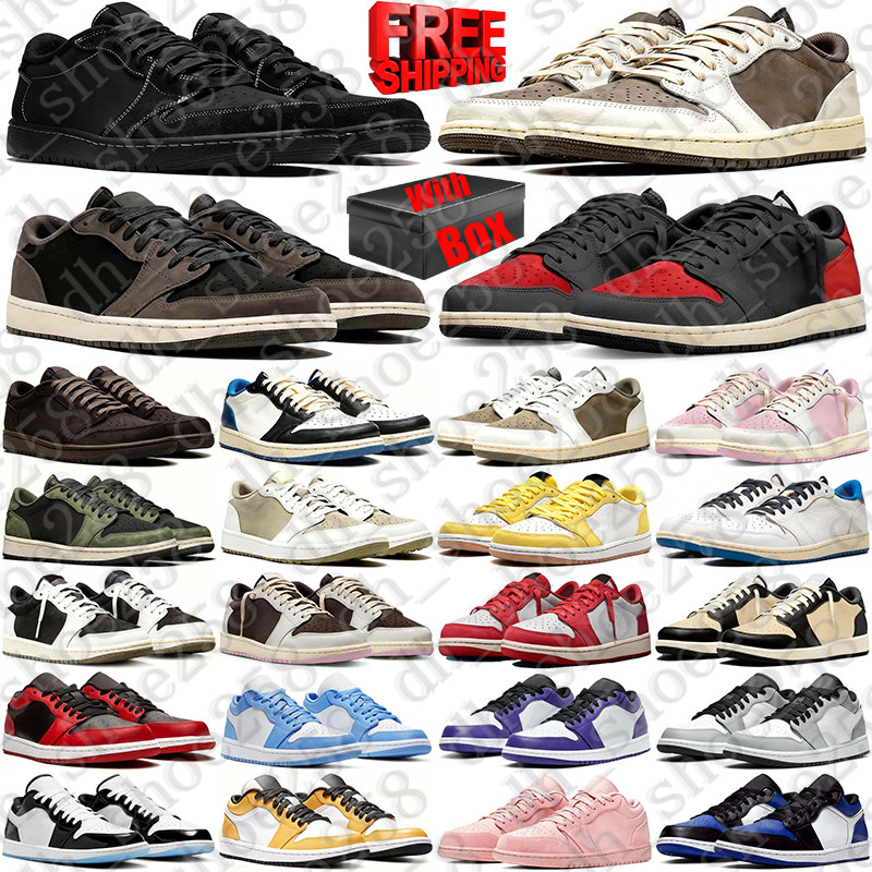 Livraison gratuite avec boîte Designer Basketball1 1s bas bas chaussures baskets pour hommes femmes d h gate formateurs chaussures