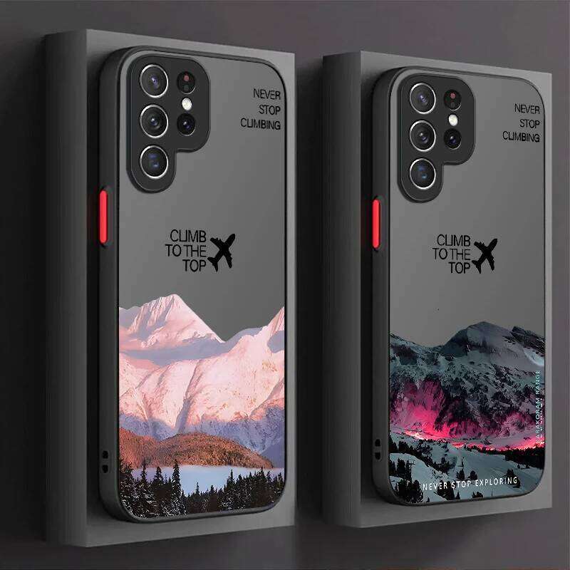 Beautiful Aurora Peak Case For Galaxy S25 Ultra S24 S23 Plus S22 S21 FE A04S A56 A36 A26 A16 A06 A55 A35 A25 A15 5G H260305-image-1096557400