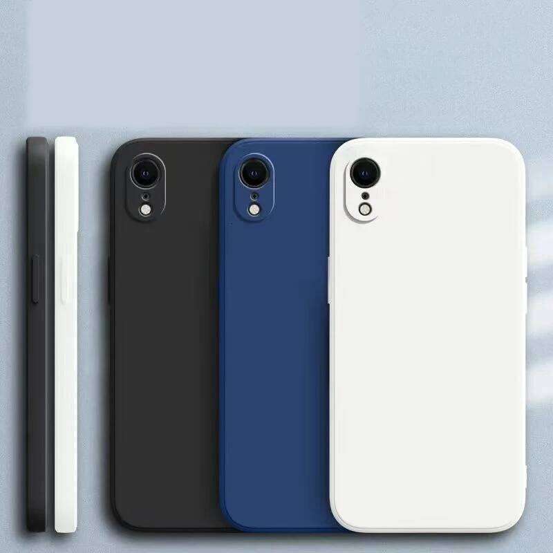 XS Original For iphone XR X S Max Shockproof TPU Liquid Silicon Protective Phone Back Cover Case H260305-image-1096583702