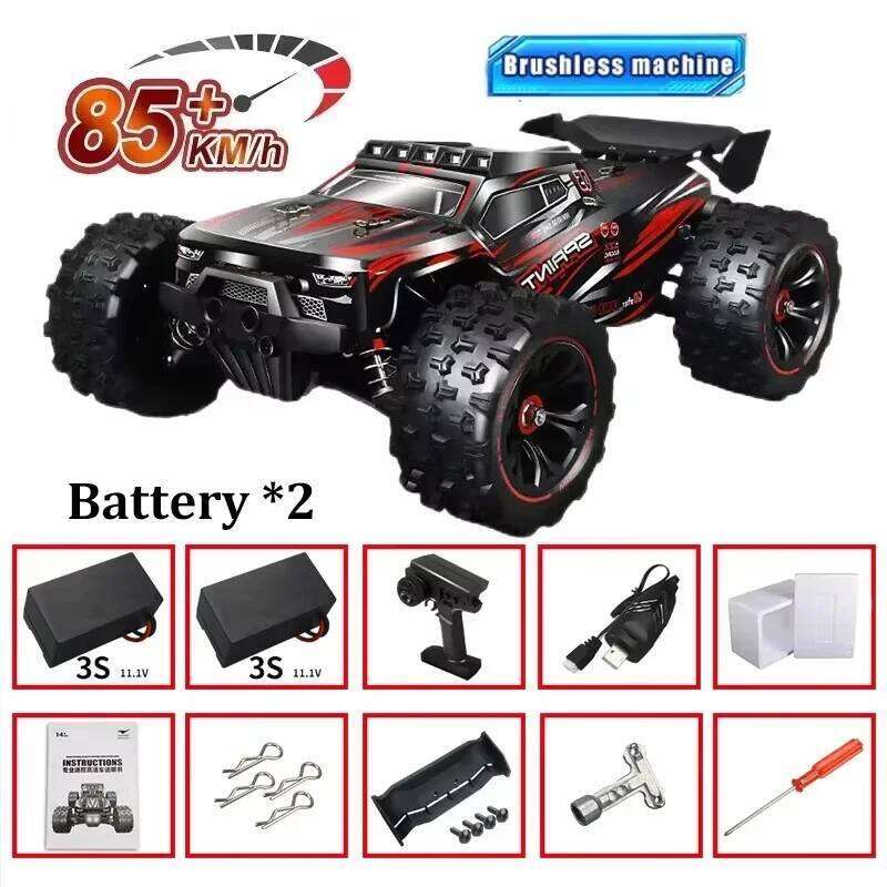 85KM/H Super Brushless 50KM/H Brushed RC Car 4x4 Off Road Remote Control High Speed Drift Racing Truck Toy Kids Adults 4WD 1:16 C260306-image-1096596059