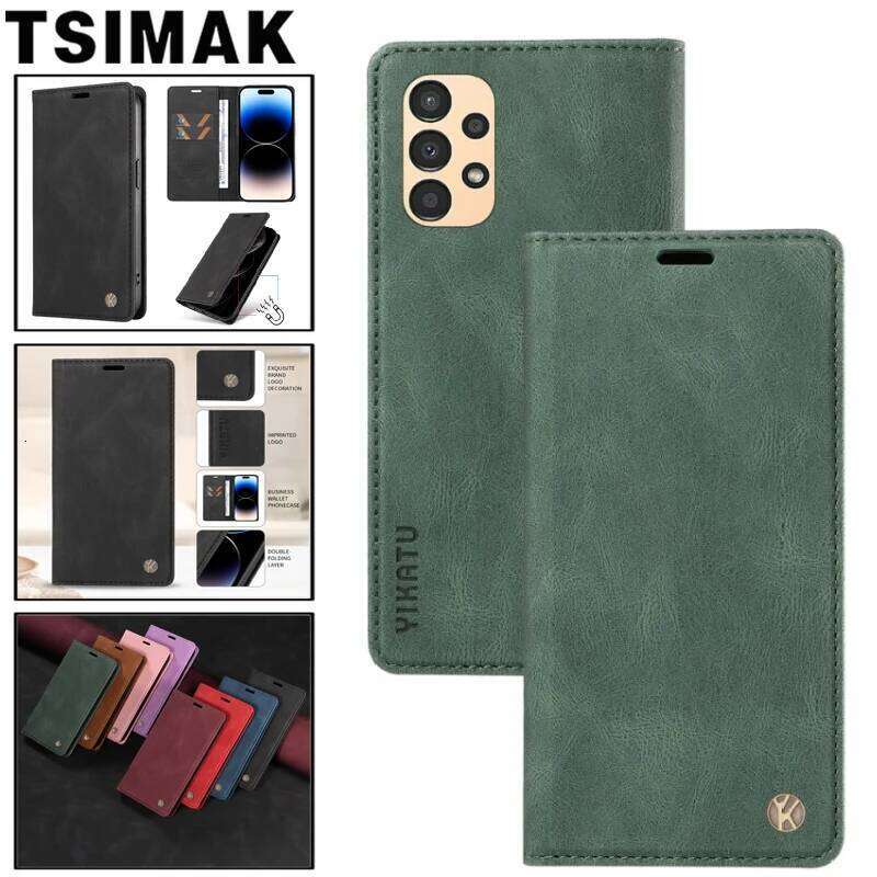 Wallet Flip Case For Galaxy A13 A23 A33 A53 A73 A12 A22 A32 A52S A52 A72 4G 5G Cover Skin Friendly Leather Book Coque H260305-image-1096548982