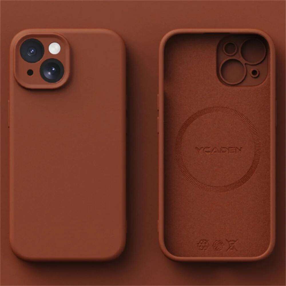 For iPhone 15 14 12 11 13 Pro Max 16 Plus Liquid Silicone Wireless Charge Cover Original Magnetic Phone Case H260305-image-1096583147
