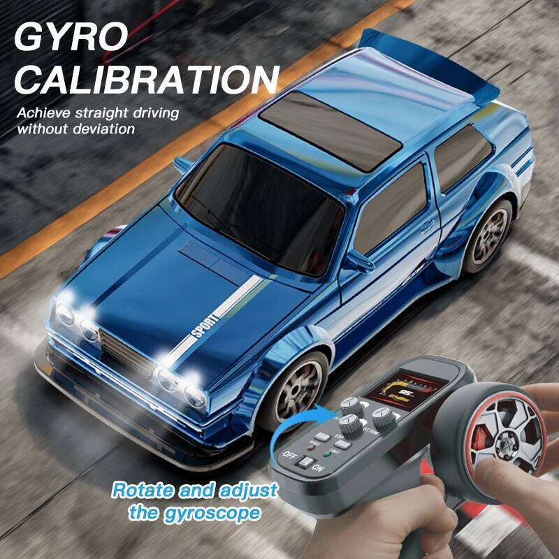 New 2025 KF30 1/43 Mini RC Drift Car with Gyro,Boys &Adults Desktop Remote Control Toy 4WD Racing Vehicle Gift C260306-image-1096582846