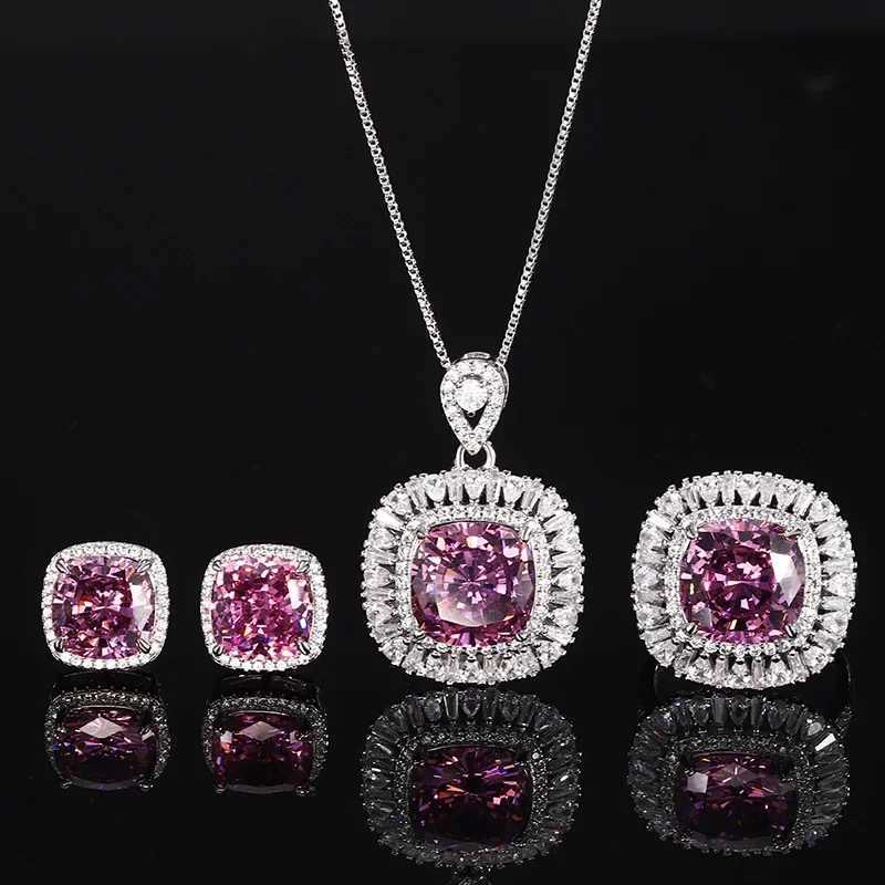 2024 New Jewelry S925 Silver Plated 18K Gold Birds Nest Cut Dry Rose Retro Set Womens 12 12 Jewelry H260307-image-1096654384