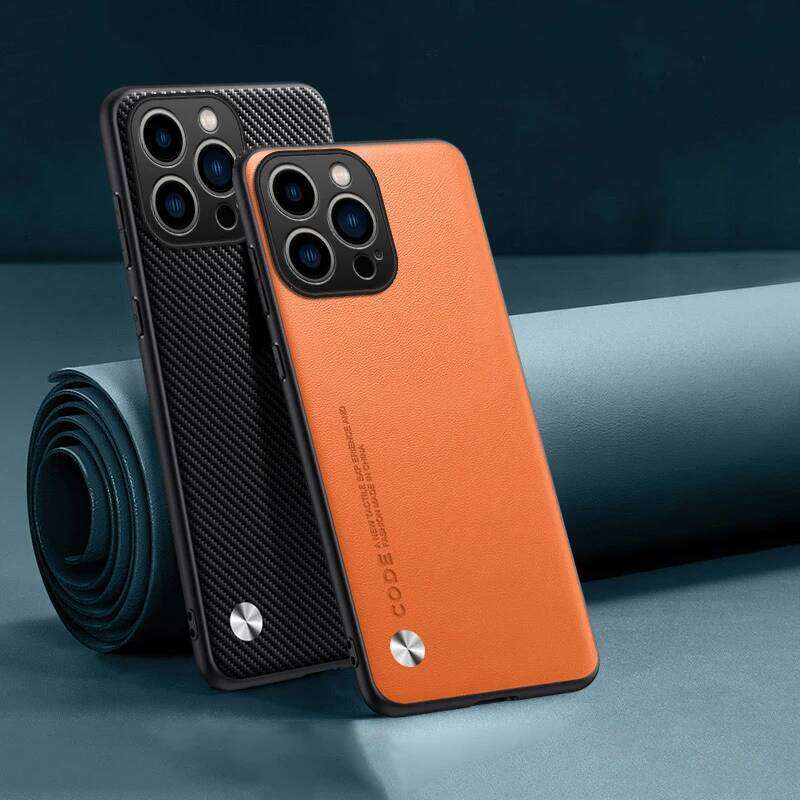 For iPhone 16 16E 15 14 Plus 17 Air 13 12 Mini 11 Pro Max Plain PU Leather Silicone TPU Protection Cover Shockproof Hard Bumper H260305-image-1096581161