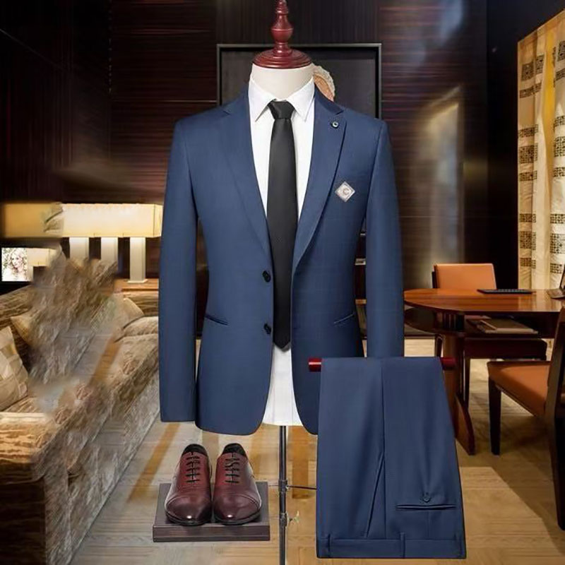 fashion 26SS designer men's suit trend retro casual business pants jacket weddoffice formal elegant high-quality clip men's suit M-3XL M26