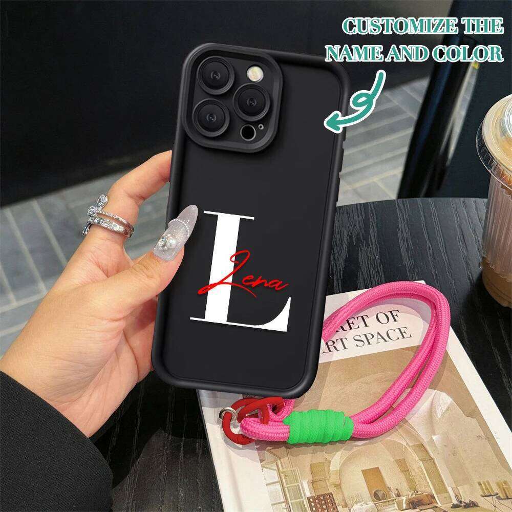 With Strap Customize Name Soft Phone Case For A56 A55 A54 A53 A36A 35 A3 A26 A15 A13 A16 A06 S25 Ultra S24 S23 S22 H260305-image-1096556631