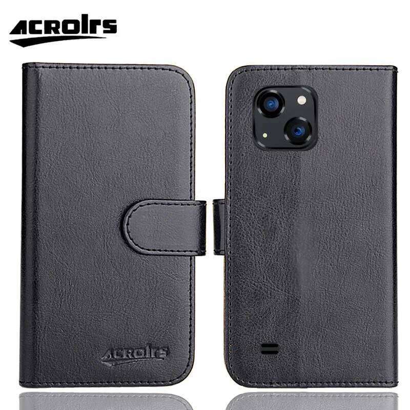 Oukitel WP32 Case 5.93" 6 Colors Flip Ultra-thin Fashion Customize Soft Leather Exclusive Phone Crazy Horse Cover H260305-image-1096555488