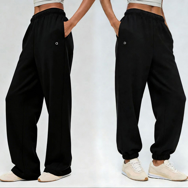 Womens Pants Designer Pant Yoga Outfit Black Blue Gray Casual Cotton PantsHigh Quality Womens Solid Color Yoga High Waist Trousers Sportwear Gym Wor