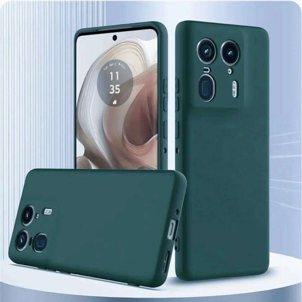 Noble Fashion Solid Colour Shockproof Protective Liquid Silicone Phone Case For Moto Edge 50 Ultra H260305-image-1096555636