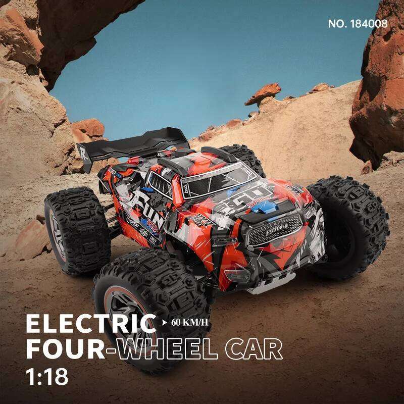 WLtoys 184008 4WD RC Car 1/18 Professional Truck 60KM/H High Speed Drift Racing Remote Control Vehicle Toys for Children Boys C260306-image-1096590519