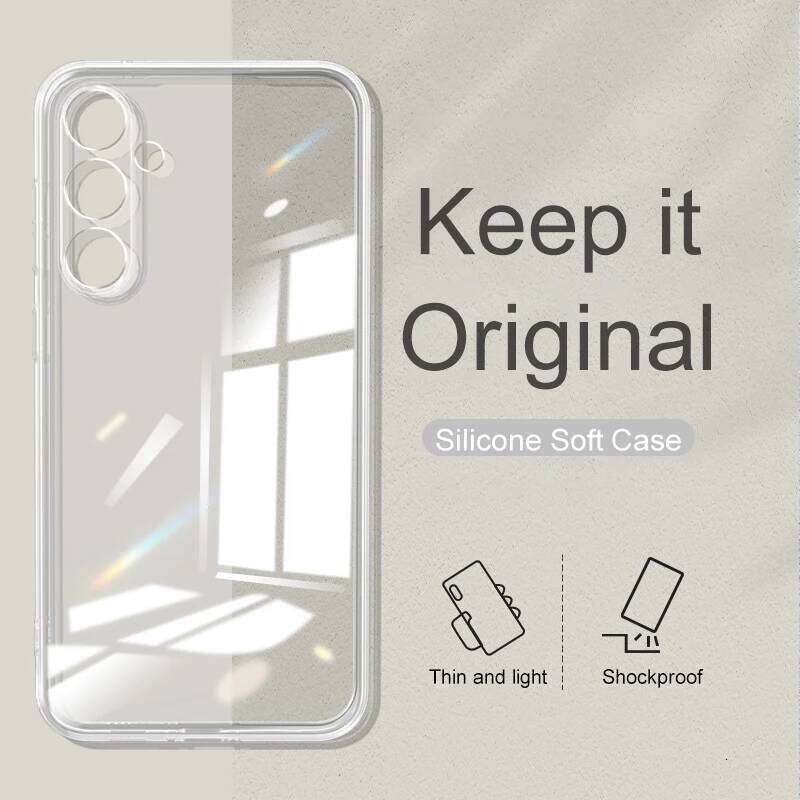 Full Camera Protection Silicone Soft For Galaxy S24 S23 S21 FE S22 Plus A14 A34 A54 Ultra Thin Clear Case Cover TPU H260305-image-1096565598