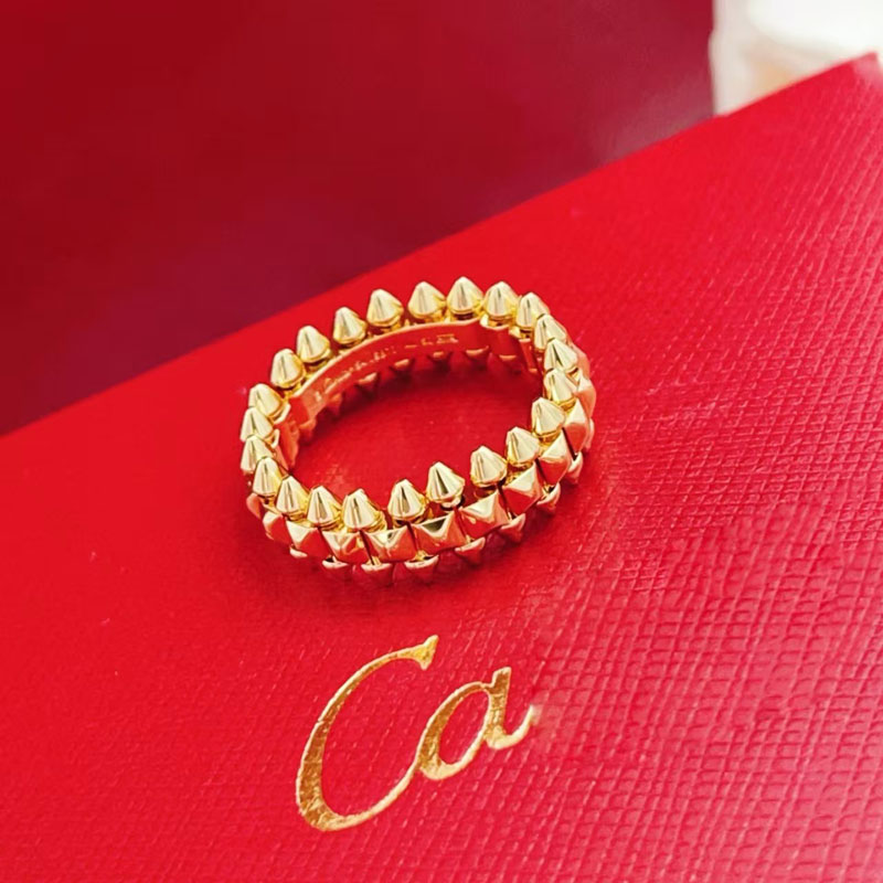 Luxury jewelry designer for women classic bullet shaped love ring stylish band rings Valentine Day Thanksgiving gift with box-image-1106092970