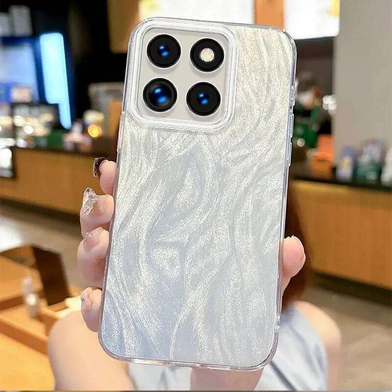 For edge 60Pro Phone Case Edge 60 Pro XT2507-1 Laser Silver Gradient hard Cover H260305-image-1096559747