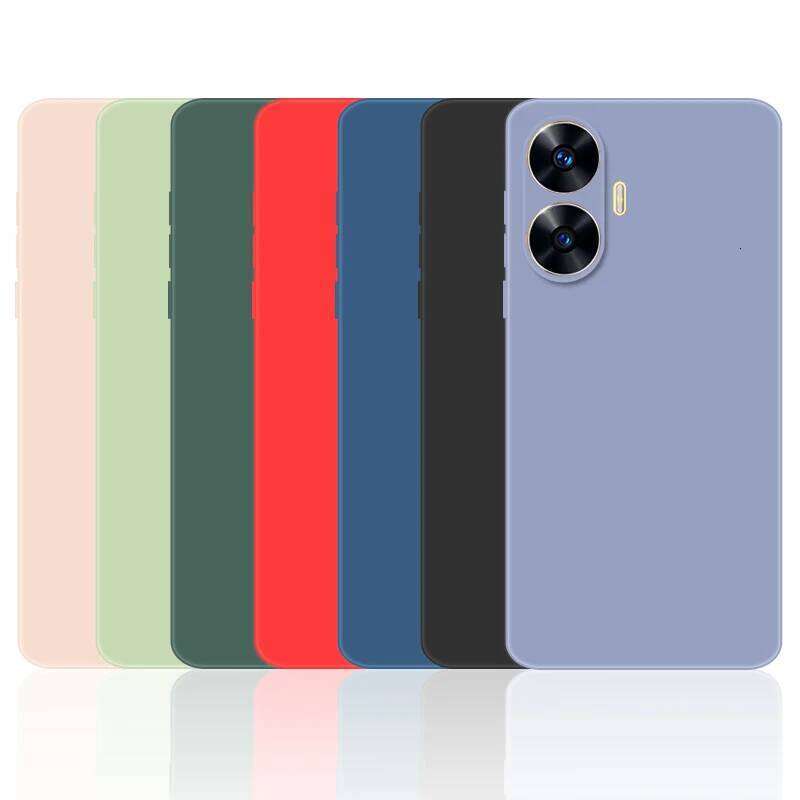 For Case C53 C35 C30 C30S C21 C31 C33 C21Y C25Y C25 Soft Liquid Silicone Bumper Phone Cases Realme C55 Cover H260305-image-1096566446