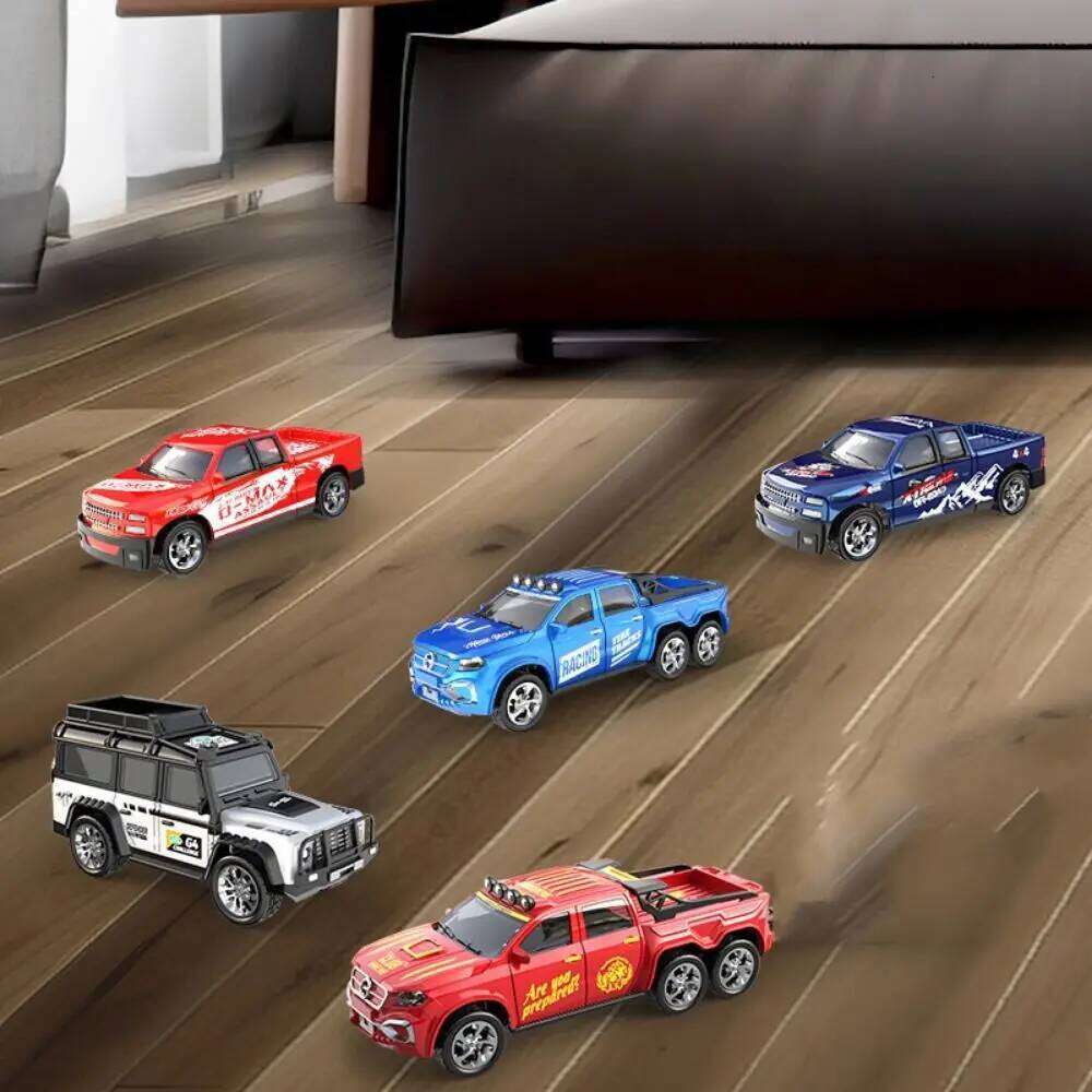 RC Cars 2.4G 5-Channel 164 Alloy Mini Remote Control SUV Drifts One Hour Long Endurance Electric Off-road Vehicle for Children C260306-image-1096609670