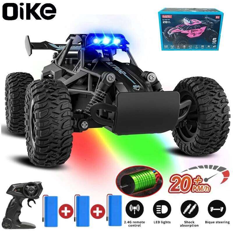 2025 New RC Car 1:16 2.4Gh Model With LED Lights 2WD Off-road Remote Control Climbing Vehicle Outdoor Cars Drift Toys Boys Gifts C260306-image-1096608209