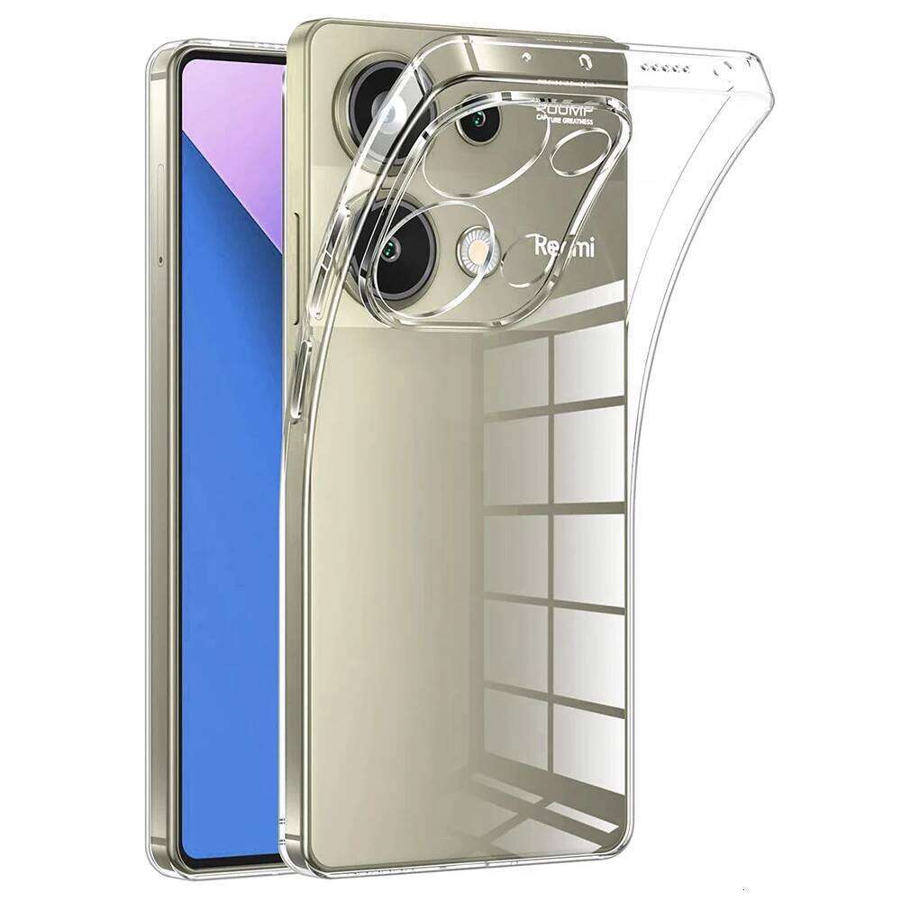 Ultra Thin Silicone Soft Case For Note 14 13 12 Pro Plus Pro+ 4G 5G Clear Back Cover Transparent Shockproof Shell H260305-image-1096561485