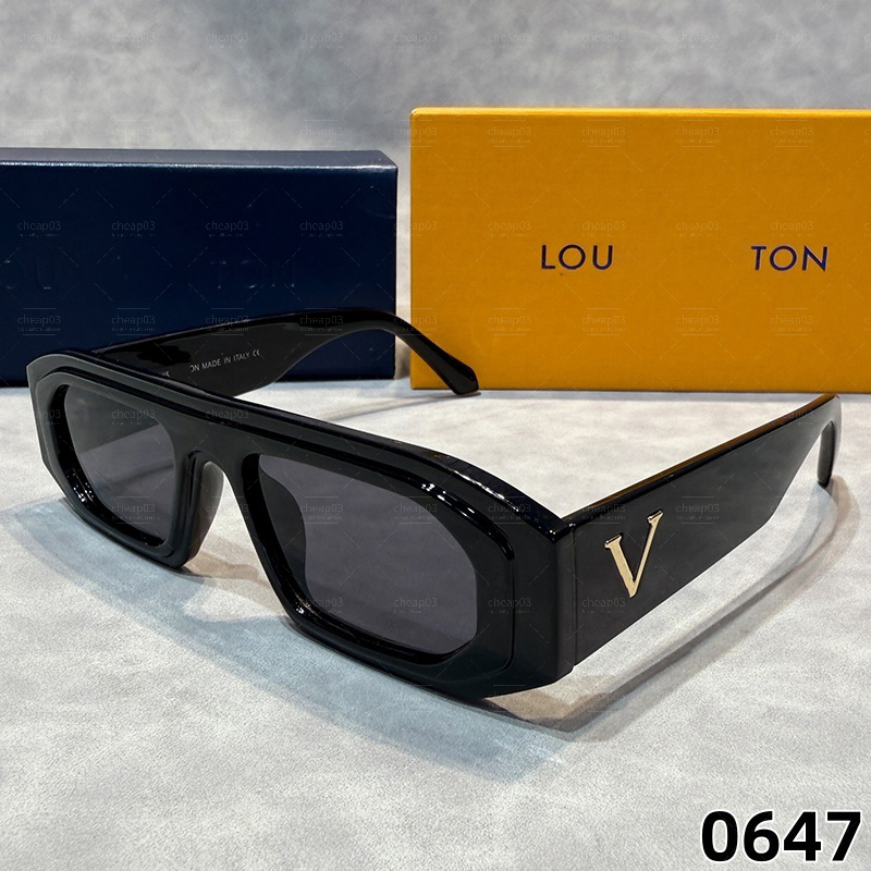 Luxury Brand Designer Sunglasses 2026 New Trendy Style Chain Sunglasses For Women, High-End Old Money Style Square Frame Sunglasses For Men UV Pr-image-941780302